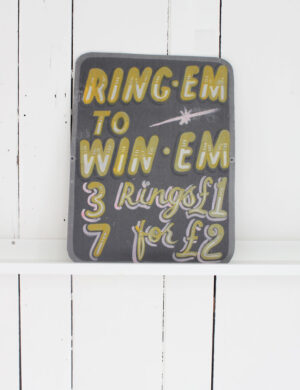 Ring Em - Vintage Fairground Sign